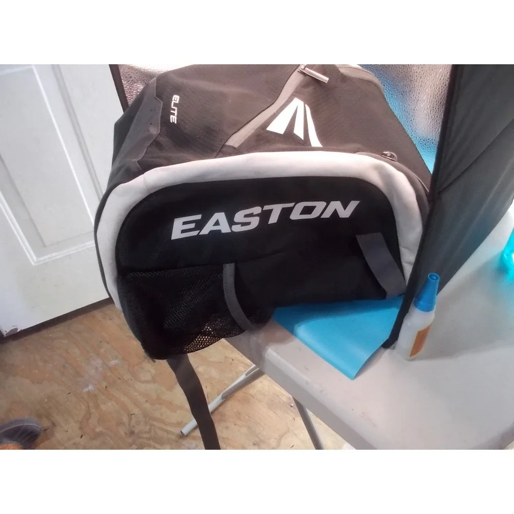 Easton Elite Football/Soccer Equipment Backpack Black White Bag